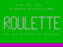 Roulette (1982)(Dymond Software)